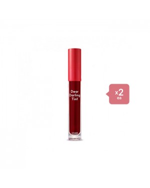 ETUDE - Dear Darling Water Gel Tint - OR204 Cherry Red/5g (2ea) Set