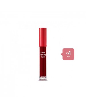 ETUDE Dear Darling Water Gel Tint - OR204 Cherry Red/5g (4ea) Set