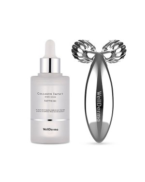 WELLDERMA - Collagen Beauty Care Serum & Roller Set - 50ml Serum + Roller
