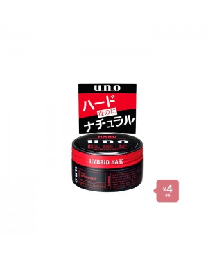 Shiseido - Uno Hair Wax - Hybrid Hard - 80g 4pcs Set
