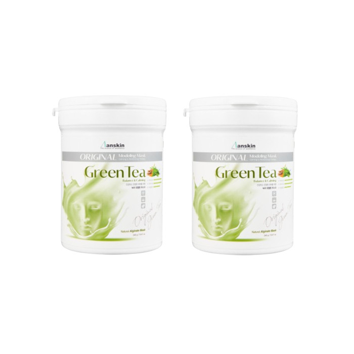 Anskin - Modeling Mask - (240g) - Green Tea (2ea) Set (New)