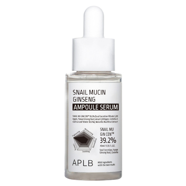 APLB - Snail Mucin Ginseng Ampoule Serum - 40ml