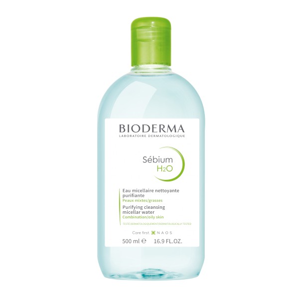 Bioderma - Sebium H2O Purifying Cleansing Micellar Water - 500ml