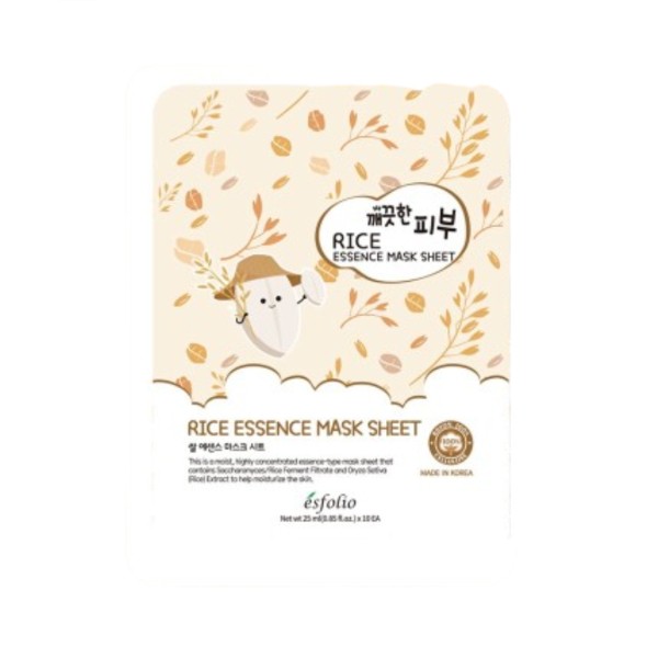 esfolio - Rice Essence Mask Sheet - 25ml