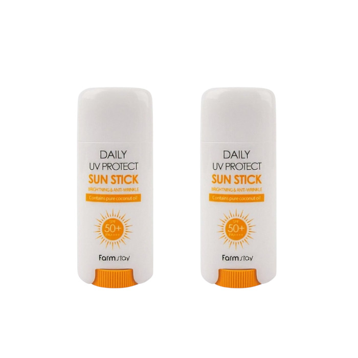 Farm Stay - Daily UV Protect Sun Stick SPF50+ PA++++ - 16g (2ea) Set