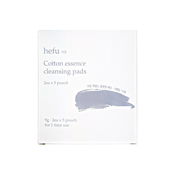 HEFU - Cotton essence cleansing pads - 2ea*5 pouch/pack