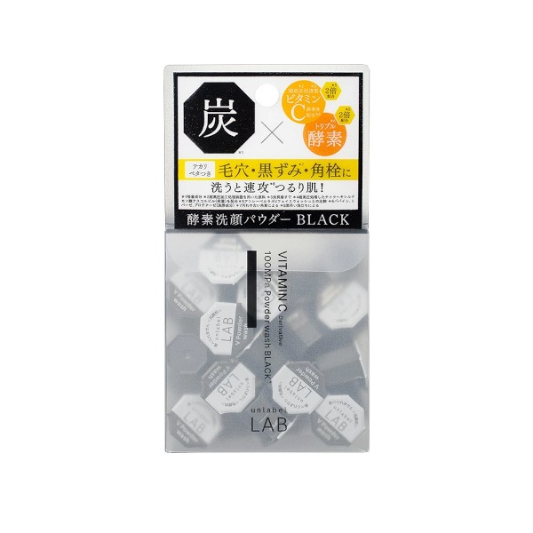 JPSLAB - Unlabel LAB Vitamin C 100MPa Powder Wash Black - 0.4g X 30pezzi