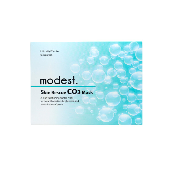 modest. - Skin Rescue CO3 Mask with Silicone Brush Formulated in Switzerland - 5pezzi