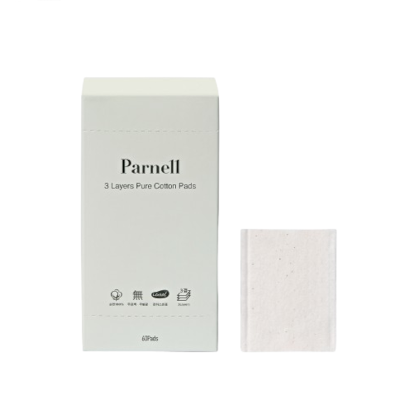 Parnell - 3 Layers Pure Cotton Pads - 60cuscinetti