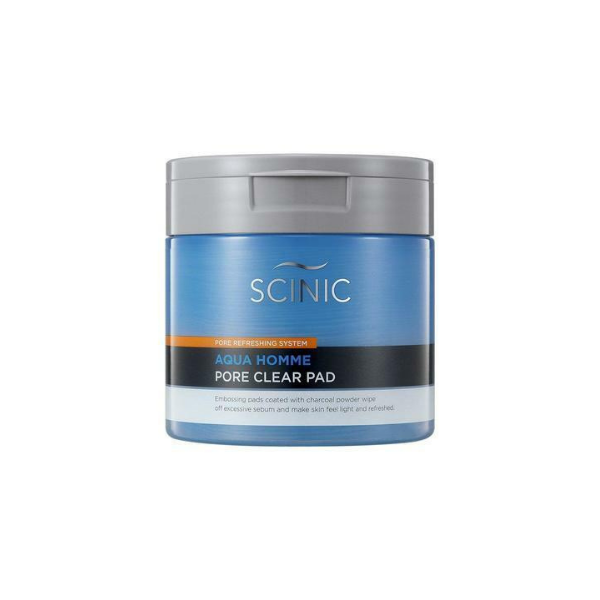 SCINIC - Auqa Homme Pore Clear Pad - 130ml/60pads