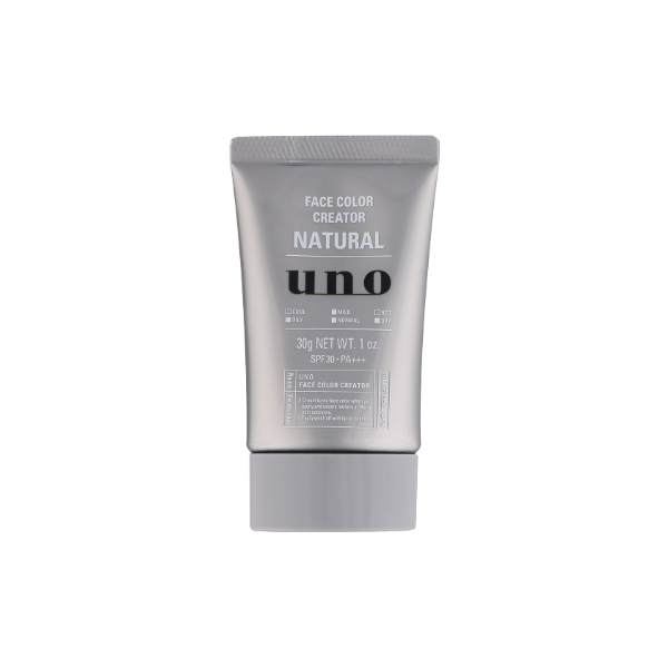 Shiseido - Uno Face Color Creator Natural BB Cream For Men SPF30 PA+++ - 30g