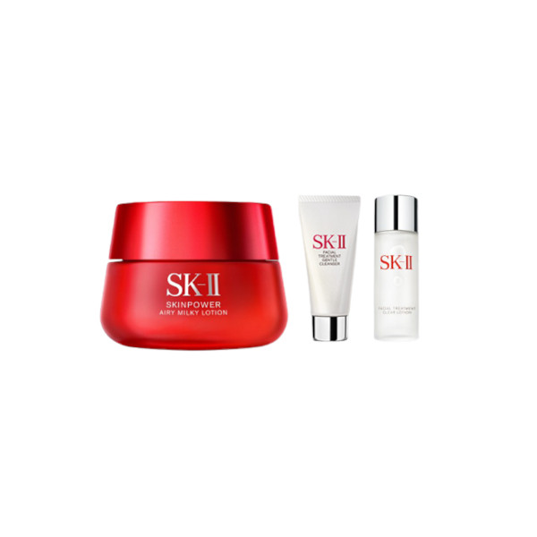 SK-II - Kit d'essai de la crème aérée Skin Power - 1Set(50g+20g+30ml)