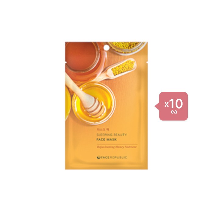 face republic Sleeping Beauty Face Mask - 23ml - Rejuvenating Honey Nutrient (10ea) Set