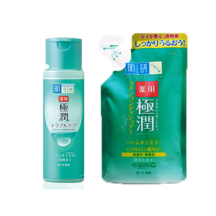 Rohto Mentholatum - Hada Labo Koi-Gokujyun Lotion & Refill Set