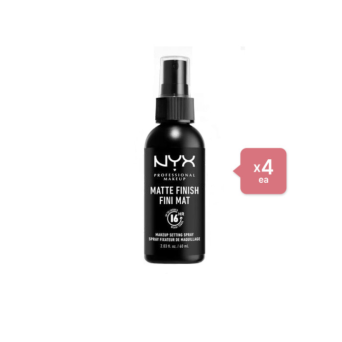 NYX - Makeup Setting Spray - Matte - 60ml (4ea) Set