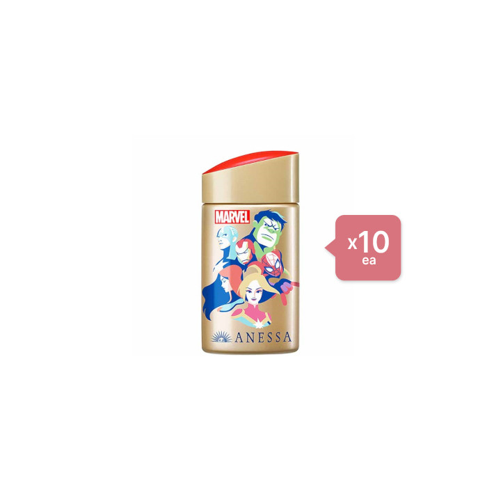 Shiseido - Anessa Perfect UV Sunscreen Skincare Milk N SPF50+ PA++++ - 60ml - Marvel Heroes Edition (10ea) Set
