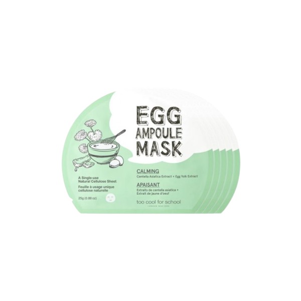 Too Cool For School - Too Cool For School - Egg Cream Mask (Calming) - 5pcs - 5stücke