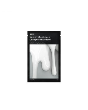 Abib - Gummy Sheet Mask - Collagen Milk Sticker - 1pezzo