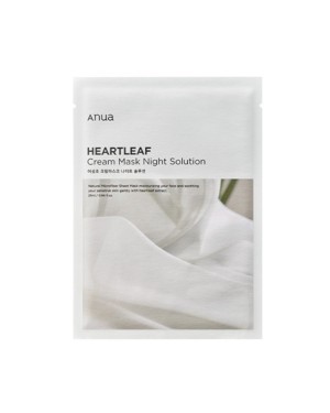 ANUA - Heartleaf Cream Mask Night Solution - 1pieza
