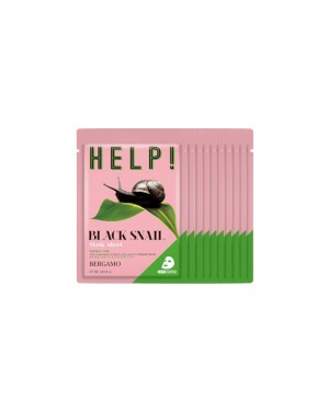 Bergamo - Help! Mask Pack - Black Snail - 10pezzi