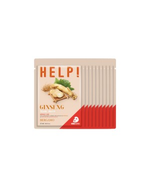 Bergamo - Help! Mask Pack - Ginseng - 10pezzi