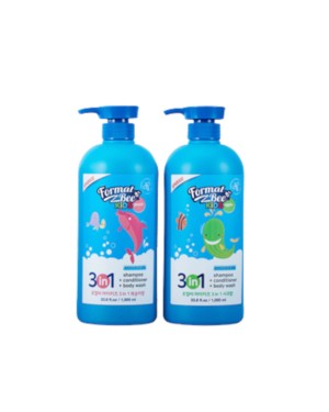 Formal Bee - Kids 3in1 Shampoo + Conditioner + Body Wash - 1000ml