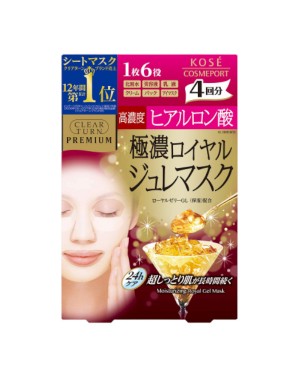 Kose - Clear Turn - Premium - Royal Jelly Mask - Hyaluronic Acid