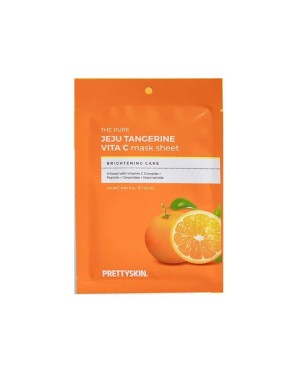 Pretty Skin - The Pure Jeju Tangerine Vita C Mask Sheet - 1pezzo
