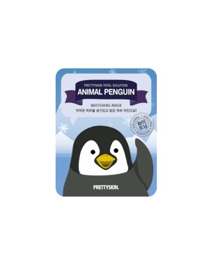 Pretty Skin - Total Solution Animal Penguin Whitening Mask - 1pezzo
