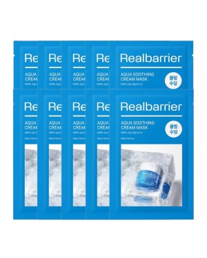Real Barrier - Aqua Soothing Ampoule Mask (new) - 10pezzi