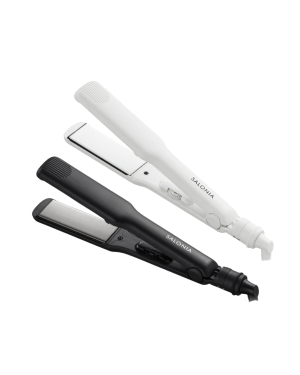 SALONIA - Hair Straightener (100V - 240V) - 1pièce - 35mm Black SL-004S