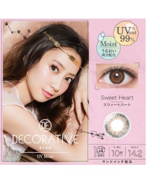 Shobi - Decorative Eyes 1 Day UV - No. 03 Sweet Heart - 10pièces
