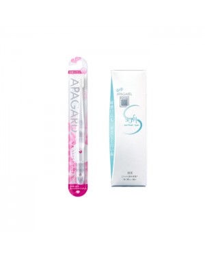 APAGARD - Soft Toothpaste - 80g (1ea) + APAGARD - Crystal Toothbrush - 1pc - Random Color (1ea) Set