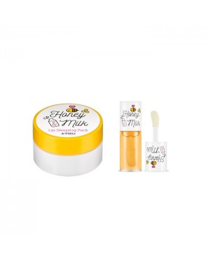 A'PIEU- Honey & Milk Lip Care Set