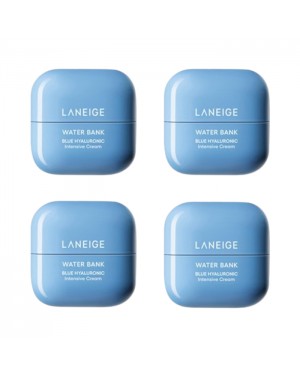 LANEIGE - Water Bank Blue Hyaluronic Intensive Cream - 50ml (4ea) Set
