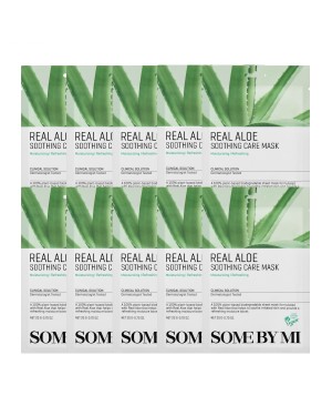SOME BY MI - Real Aloe Soothing Care Mask - 10piezas