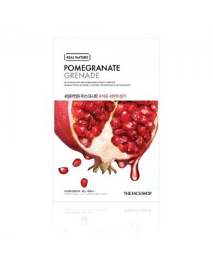 The Face Shop - Real Nature Face Mask - Pomegranate - 1pieza