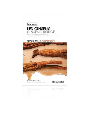 The Face Shop - Real Nature Face Mask - Red Ginseng - 1pieza