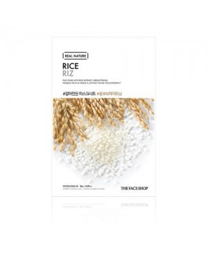 The Face Shop - Real Nature Face Mask - Rice - 1pieza