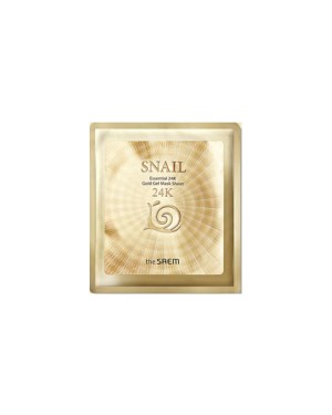 The Saem - Feuille de masque en gel Snail Essential à l'or 24 carats - 30g