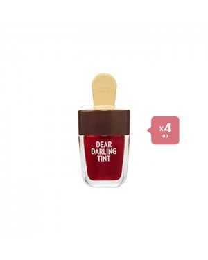 ETUDE Dear Darling Water Gel Tint - RD308 Honey Red (4ea) Set