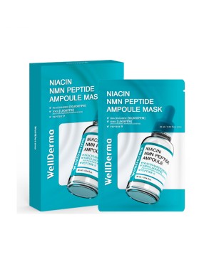 WELLDERMA - Niacin NMN Peptide Ampoule Mask - 10pezzi