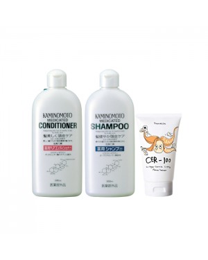 KAMINOMOTO X Elizavecca Hair Care Shampoo & Conitioner & Treatment Set