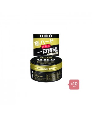 Shiseido - Uno Hair Wax - Extreme Hard - 80g 10pcs Set