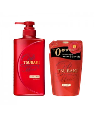 Shiseido - Tsubaki Premium Moist Shampoo & Refill Set