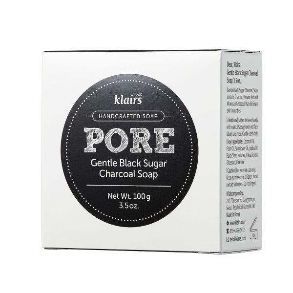 Dear, Klairs - Savon au charbon doux au sucre noir - 100ml