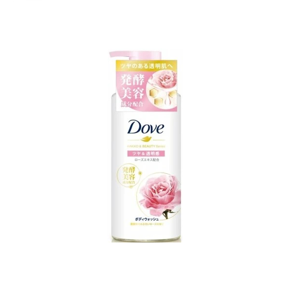 Photos - Shower Gel Dove Japan - Hakko & Beauty Body Wash - 480ml - Glossy & Transparency White