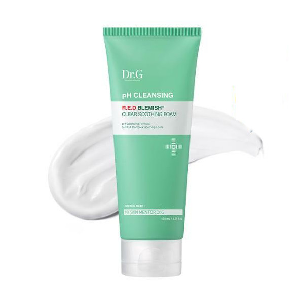 Photos - Facial / Body Cleansing Product Clear Dr.G - R.E.D Blemish  Soothing pH Cleansing Foam 150ml - 150ml - Whit 