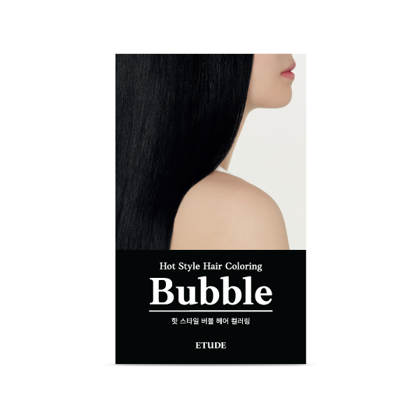 Etude House - Hot Style Bubble Hair Coloring NEW - 1pc - 1B deep black