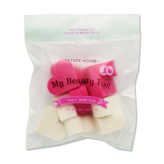 Etude House - My Beauty Tool Éponge en forme de coeur - 20pièce